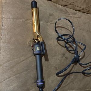 Hot Tools 1 inch Gold and Black Curling Iron